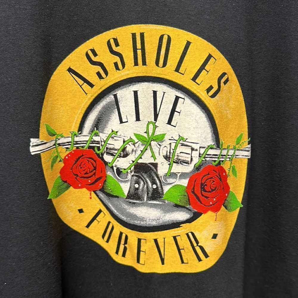 Assholes Live Forever T-shirt (6017) NWOT